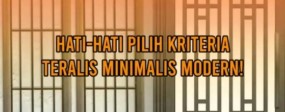 teralis minimalis modern