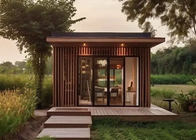 Rumah Kayu Sederhana Cantik
