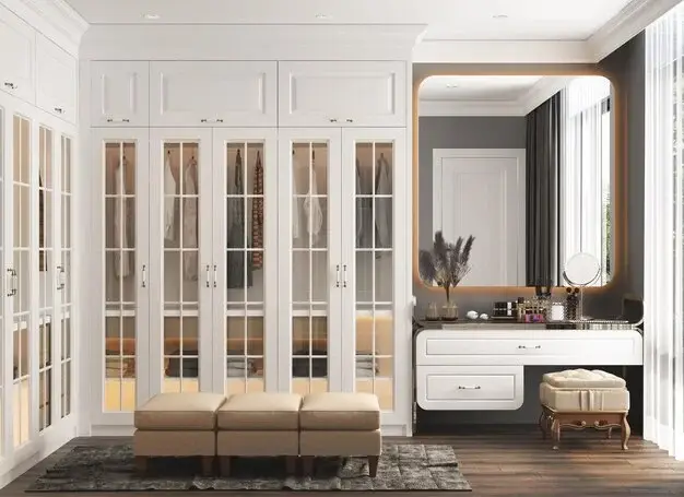 Sesuaikan bentuk dan warna furniture