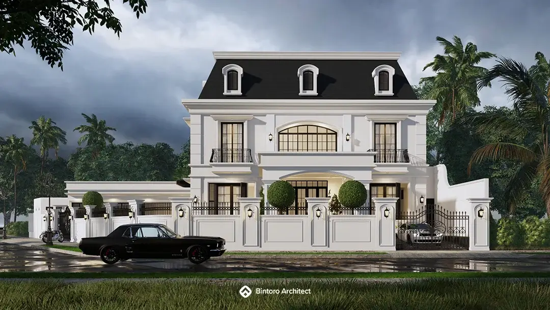 8 Desain Rumah Mewah Eropa yang Klasik Nan Cantik