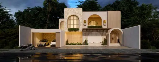 rumah tingkat sederhana