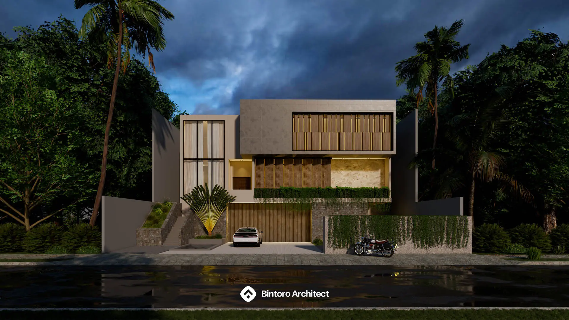 Rumah sederhana dan Elegan Bintoro Architect