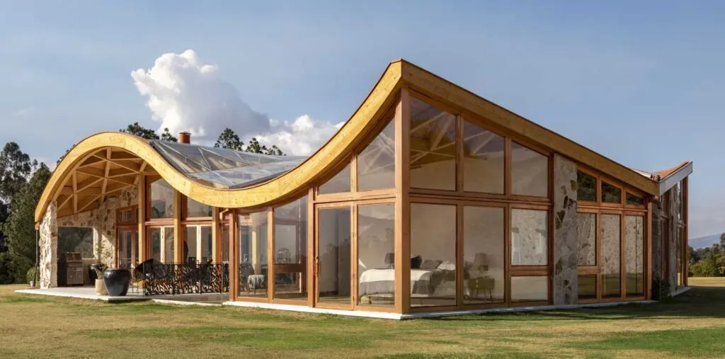 Atap Melengkung atau Curved Roof