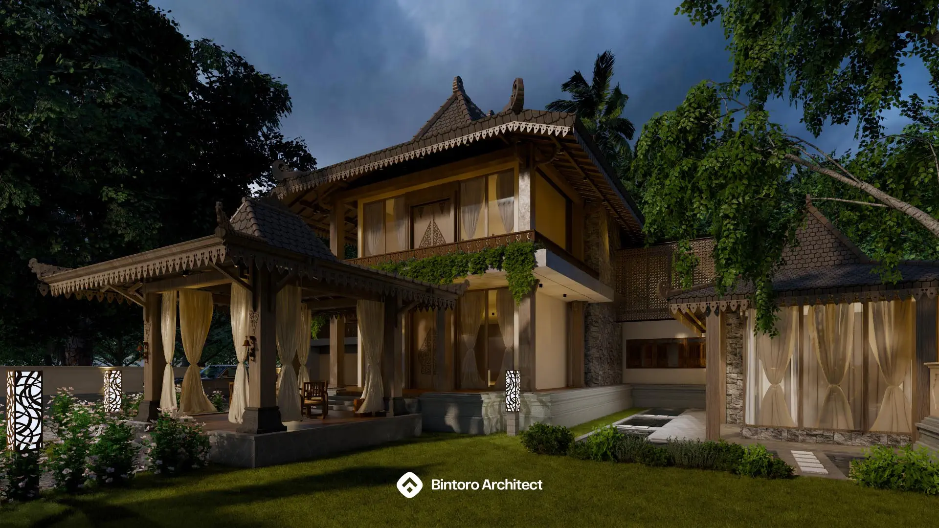 Desain Rumah Mewah 2 Lantai