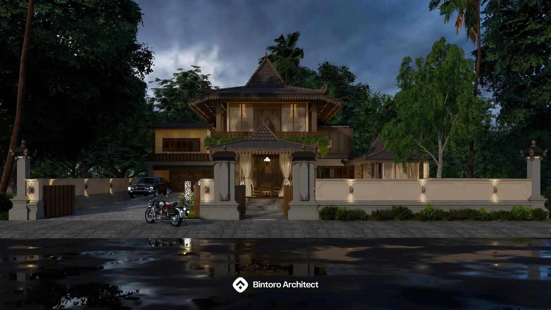 Desain Rumah Mewah 2 Lantai