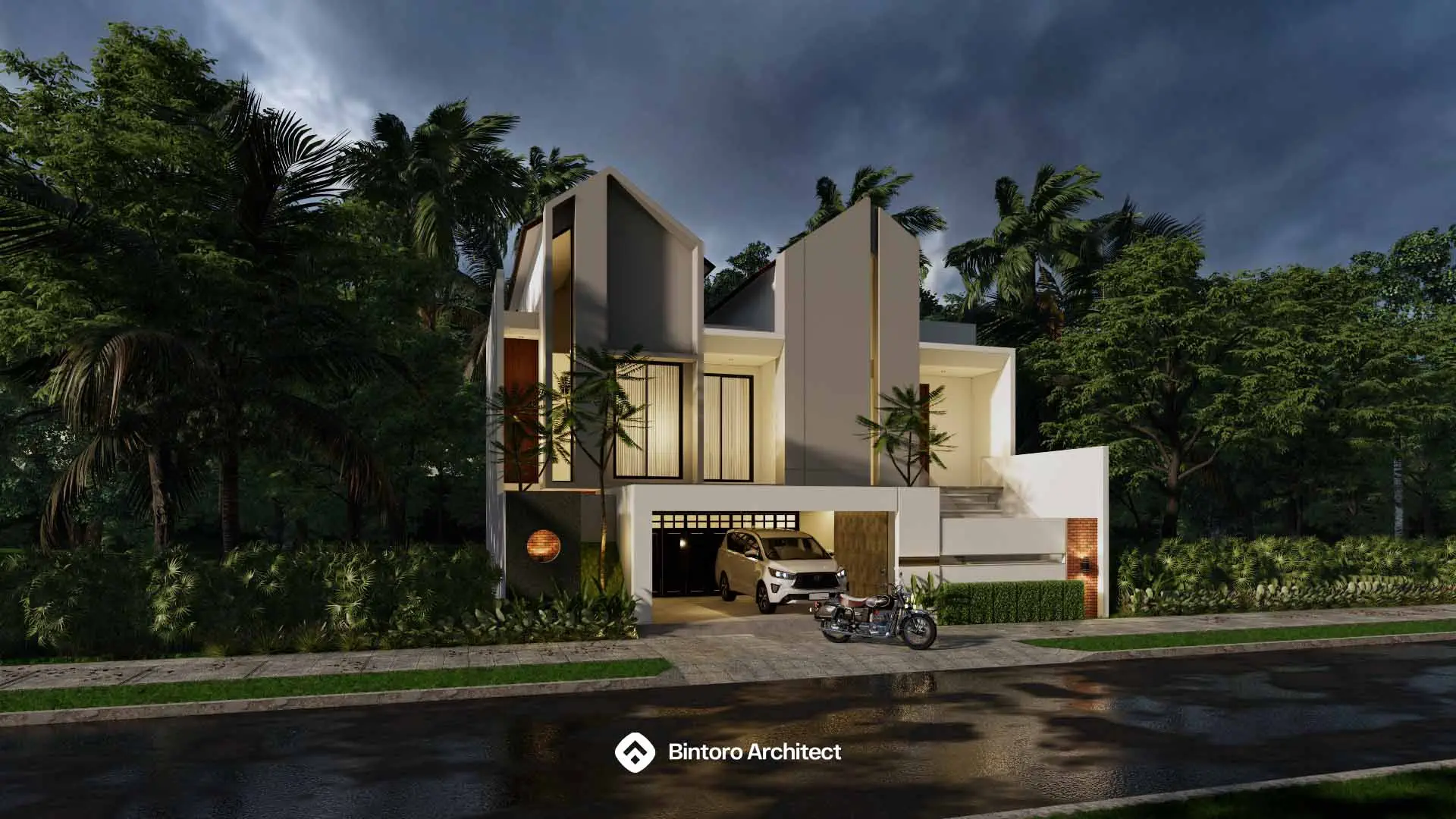 Desain Rumah Mewah 2 Lantai