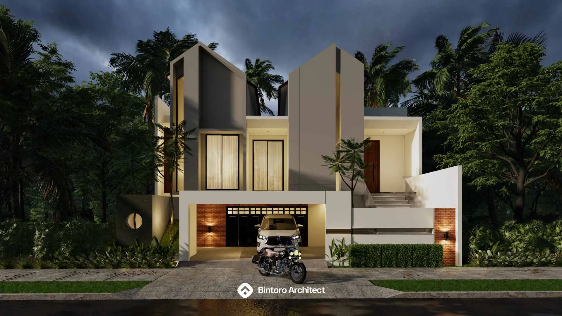 Desain Rumah Mewah 2 Lantai